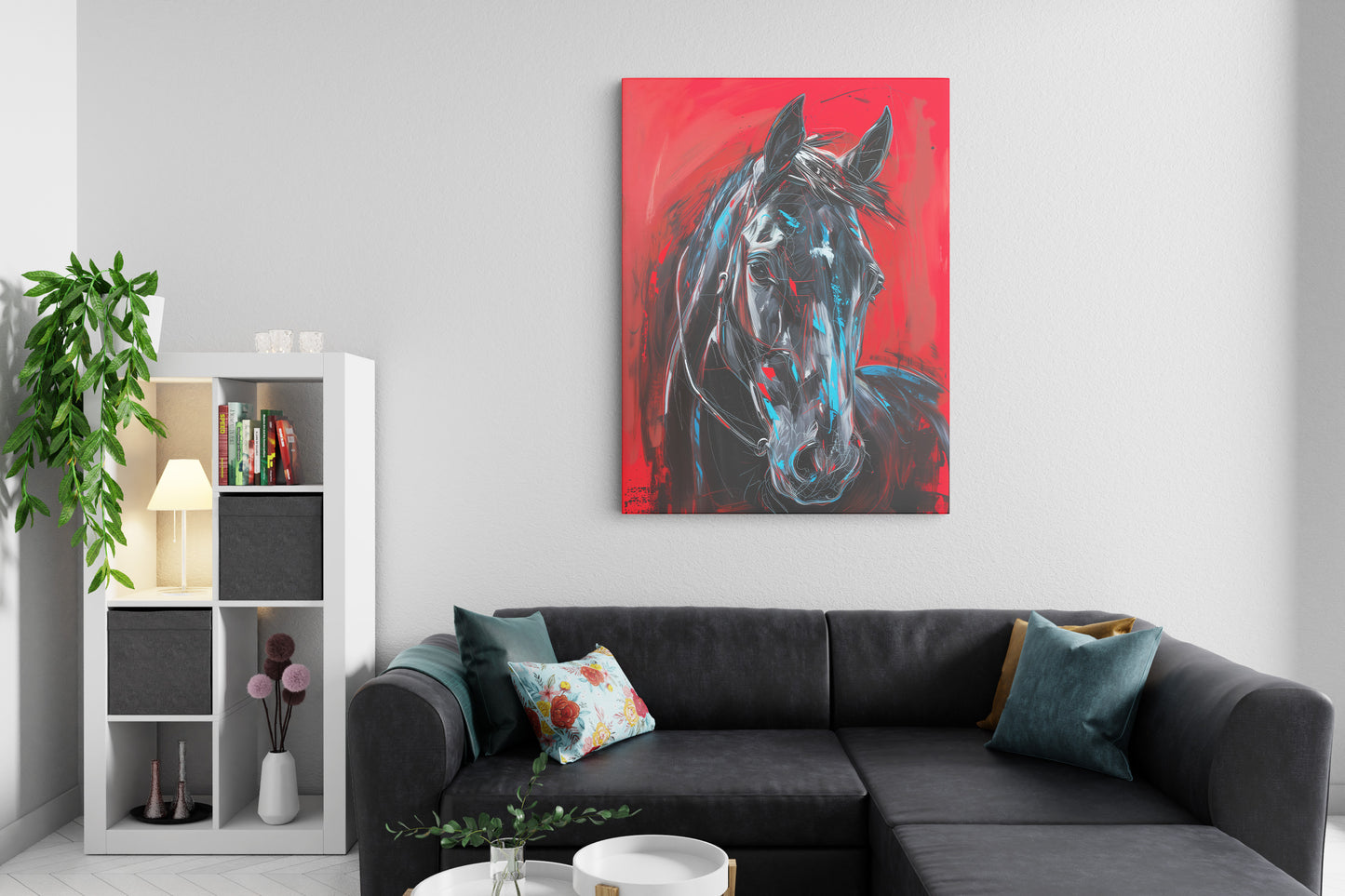 Живописен Конски Портрет