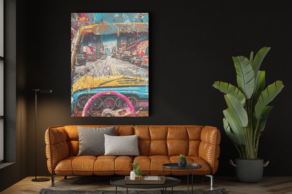 Ярко Жълто Авто