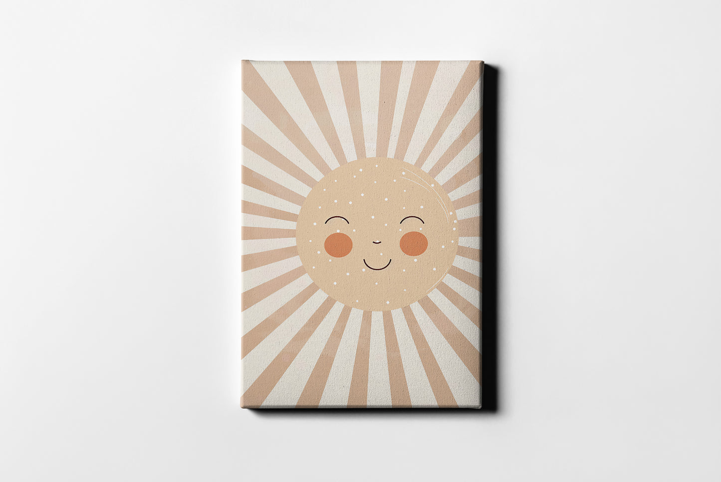 Канава усмихнато слънце, подходяща за подарък за нея и него